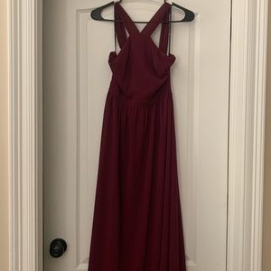 Lulu's Dresses - Lulus Air of Romance Burgundy Dress Lulu's Dresses - Lulus Air of Romance Burgundy Dress
